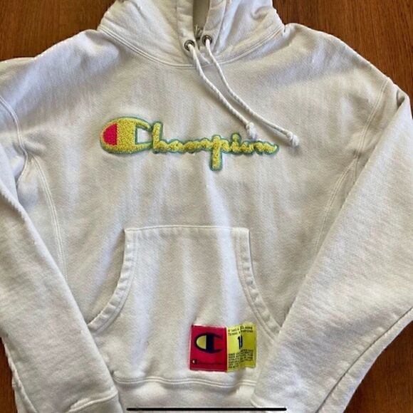 Champion "The Reverse  Weave Script Hoodie" Size XS - Picture 6 of 8